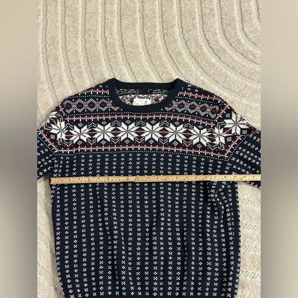 NWT Men’s J. Crew 100% Cotton Fair Isle Sweater - M